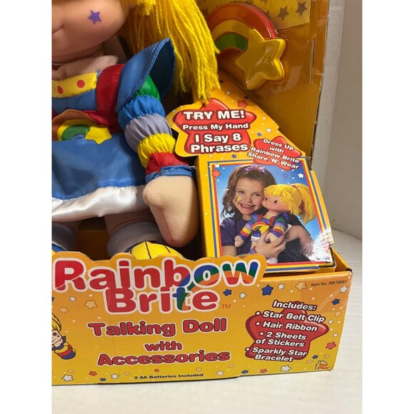 Vintage 2004Rainbow Brite Talking Doll With Accessories hallmark in box - Picture 7 of 12